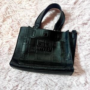 Steve Madden Soft Minimalist Goth Dark Academia Witchy Grunge Edgy Mini Tote Bag